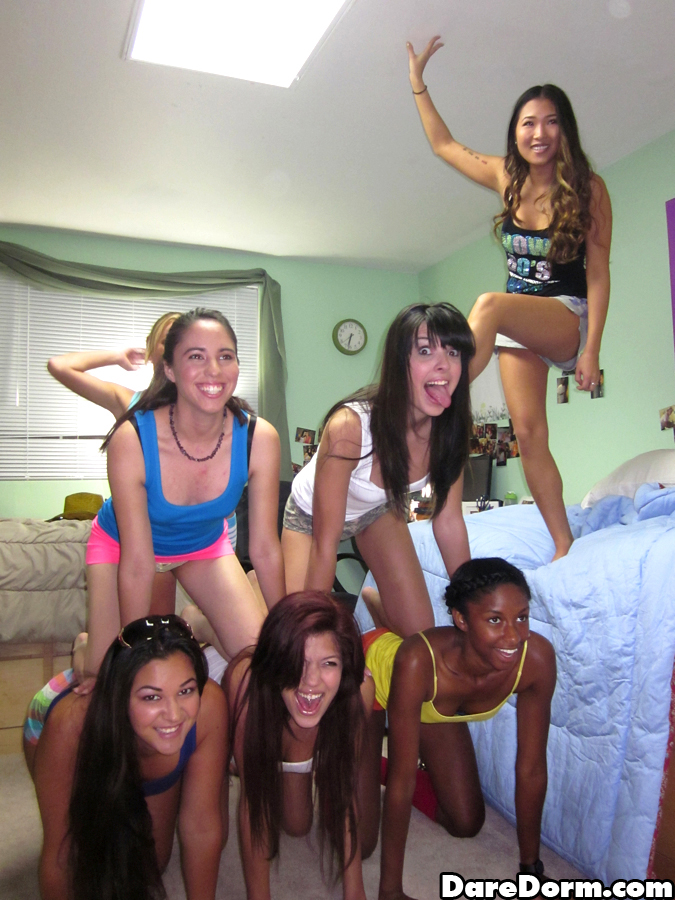 college sex party Girls sleep over party turns in to full blow orgy ass  sucking and