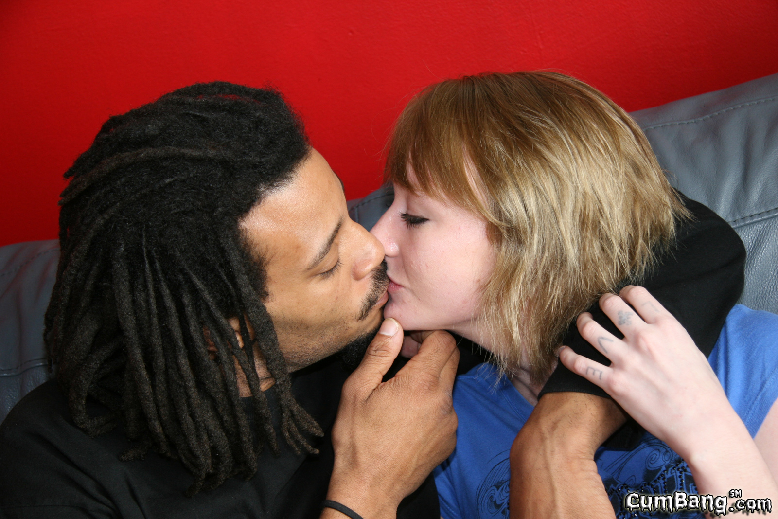 Interracial Gang Kissing - cum in mouth porn Interracial bukkake black girl white redneck gang